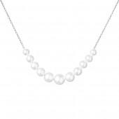 Colier perle naturale albe si argint DiAmanti SK20113N-G